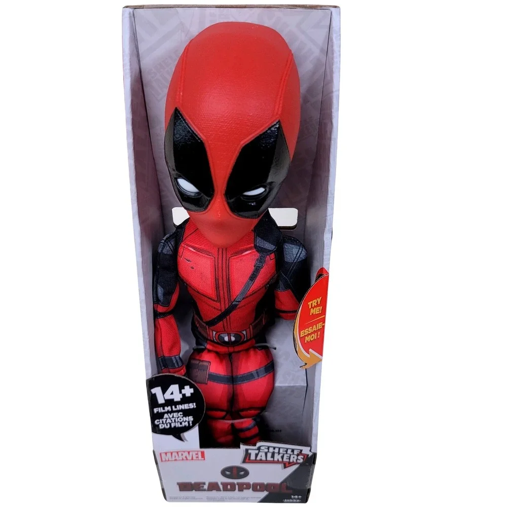 Marvel Deadpool Doll 14+ Film Lines‎ Talking Collectible Toy - Shelf Talkers